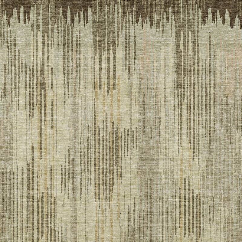HomeRoots Striped Transitional Rectangle Outdoor Rug
