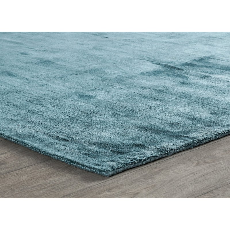Cameron Handwoven Distressed Viscose Area Rug by Kosas Home