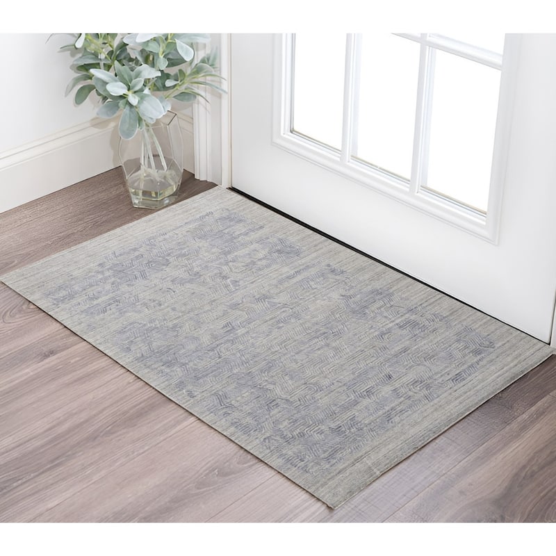 Xupab Abstract Modern Woven Durable Area Rug By HomeRoots - 2' x 3'