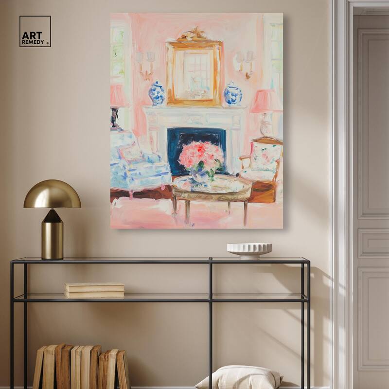 Softly Painted Space Canvas by Art Remedy, Gallery Wrapped