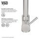 preview thumbnail 71 of 76, VIGO Zurich 27" H Single Handle Pull-Down Sprayer Kitchen Faucet