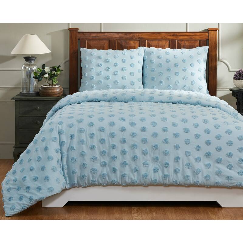 Better Trends Athenia Comforter Set - 100% Cotton Soft & Plush Chenille, Tufted Elegant Design, Machine Washable & Tumble Dry