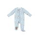 preview thumbnail 1 of 4, Breezy Bear Baby Footie Pajamas, 2-Way Zipper - Frosty Fawn