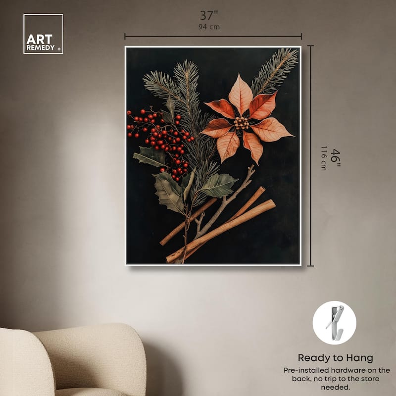 Hearth Flora Canvas by Art Remedy
