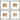 Paragon American Flags II Framed Art - Set of 4