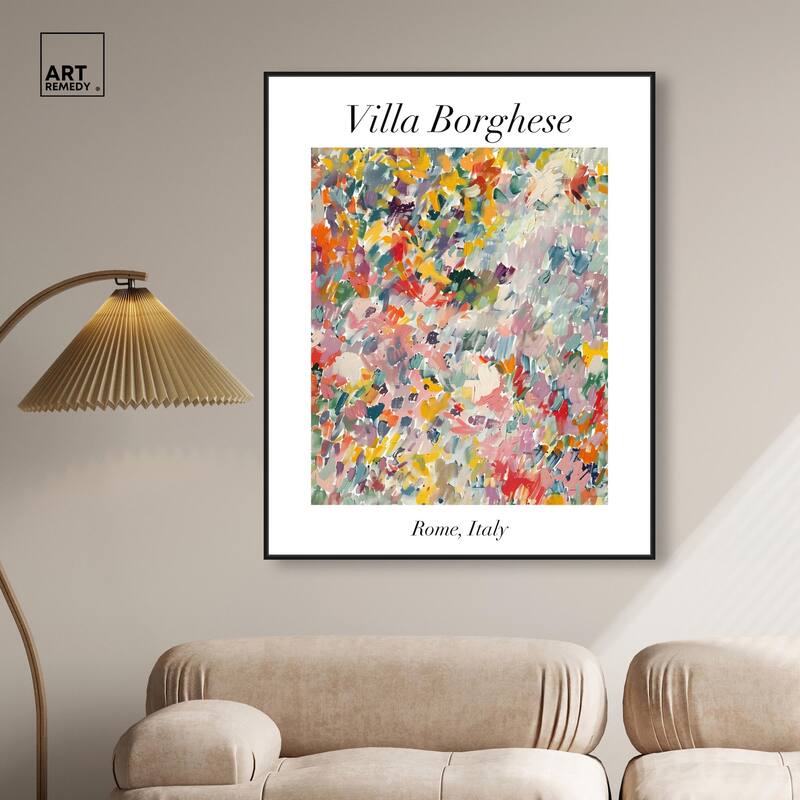 Villa Borghese Canvas by Art Remedy