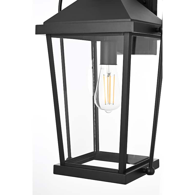 Kael Outdoor Wall sconce in Black