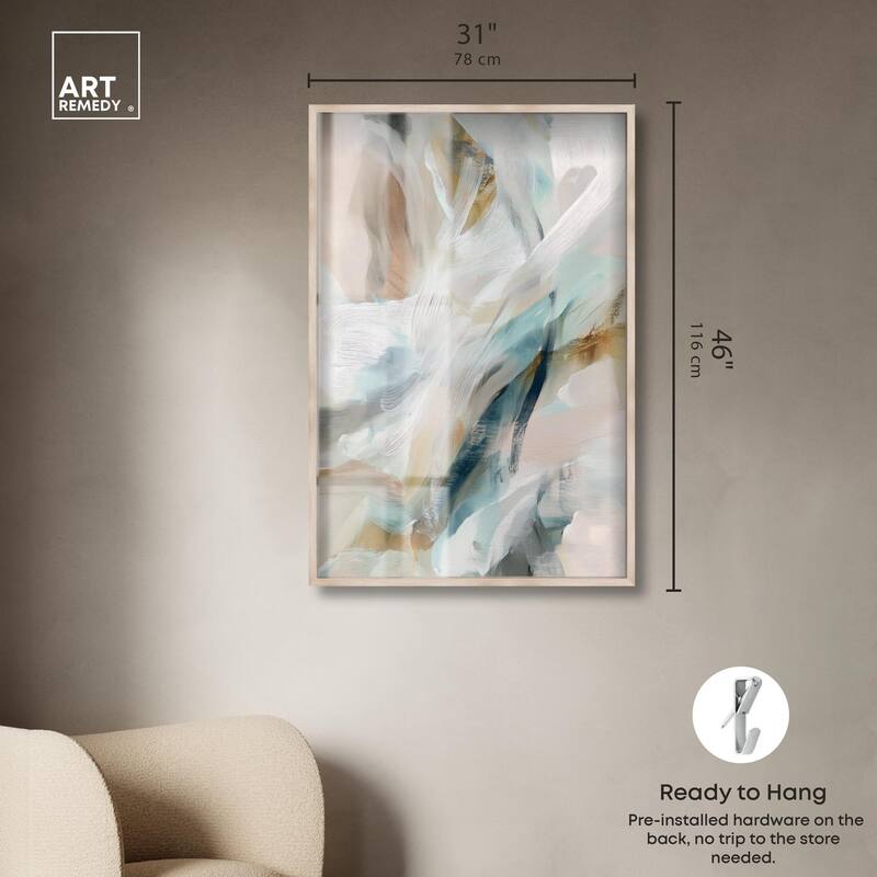 Whispering Colors I Shadowbox by Art Remedy