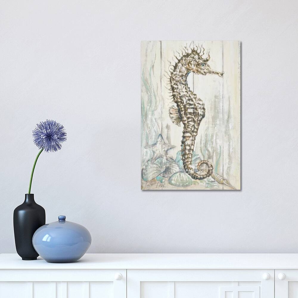 iCanvas "Antique Seahorse I" by Patricia Pinto Canvas Print