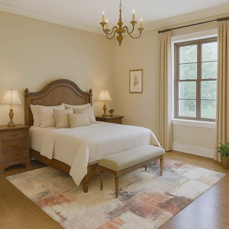 Premium Washable Super Soft Abstract Chic Mayfield Rug