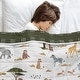 preview thumbnail 1 of 4, Sweet Jojo Designs Jungle Animals Boy Girl Unisex Gender Neutral Toddler Weighted Blanket 5lbs for Kids Boho Elephant Mud Cloth
