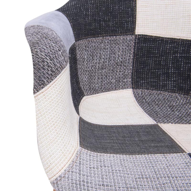 Willow Fabric Accent Armchair With Chrome Legs Set of 2 by LeisureMod