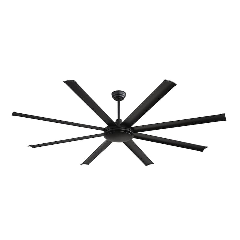 MLiAN 80" 8- Aluminum Blades DC indoor Ceiling Fan with Remote - 80