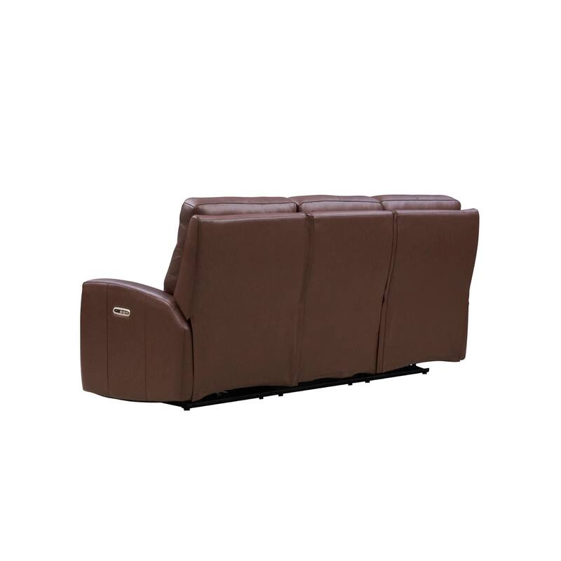 Hydeline Vienna Zero Gravity Power Recline and Headrest Top Grain Leather Sofa