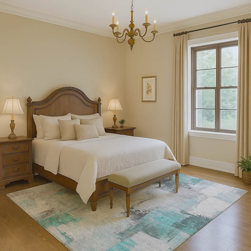 Premium Washable Super Soft Abstract Chic Mayfield Rug