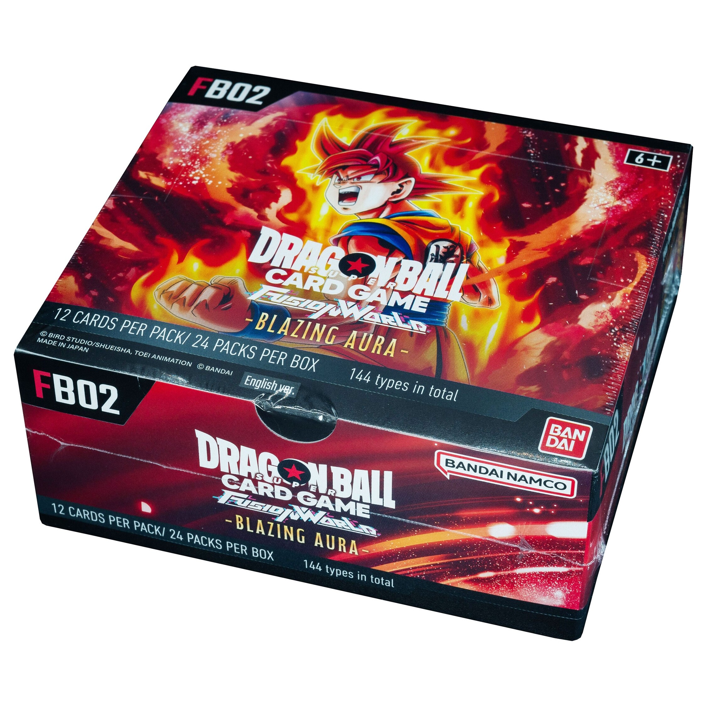 dragon ball super blazing aura booster box BANDAI TCGDragon Ball Super Card Game Fusion World Blazing Aura Booster  Box FB02 Japanese : Toys & Games