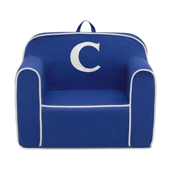 slide 2 of 4, Delta Children Personalized Monogram Cozee Chair - Customize with Letter C