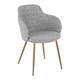 Option Dark Grey Fabric/Antique Copper