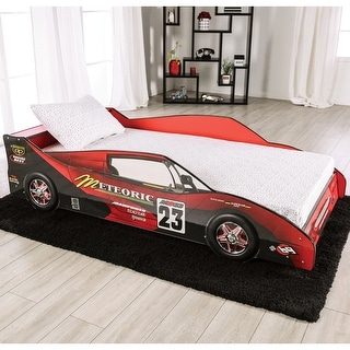 Buckner Mordern Race Car Design Youth Platform Bed by Furniture of America