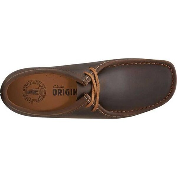 men's clarks wallabee beeswax leather