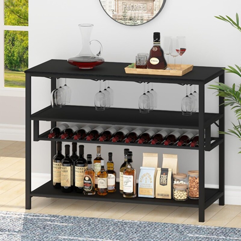 Wine Rack Table Modern Floor Standing Wine Rack Wine Cooler Oak 40 in. 40 Inch Bed Bath Beyond 40107059