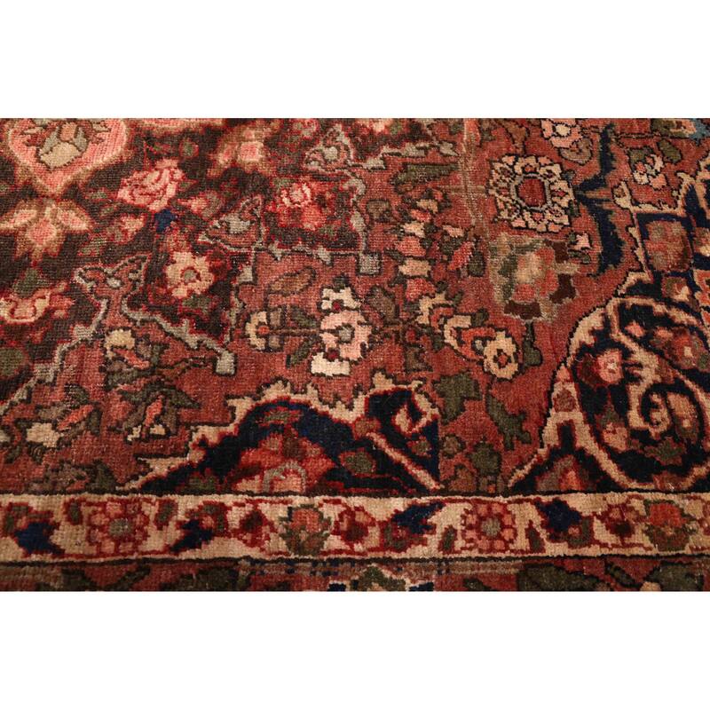 ECARPETGALLERY Hand-knotted Anatolian Vintage Dark Copper Wool Rug - 4'8 x 6'5