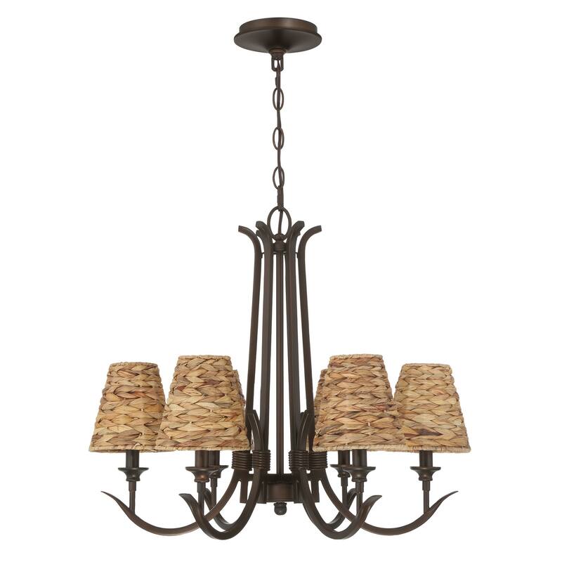 Craftmade 58326 Kokomo 6 Light 24" Wide Chandelier