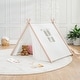 preview thumbnail 7 of 22, Kids Play Tent, Indoor Canvas Play Tent by Comfy Cubs Blush