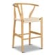preview thumbnail 33 of 38, Poly & Bark Weave 23.5" Seat Height Counter Stool - Solid Wood with Woven Seat