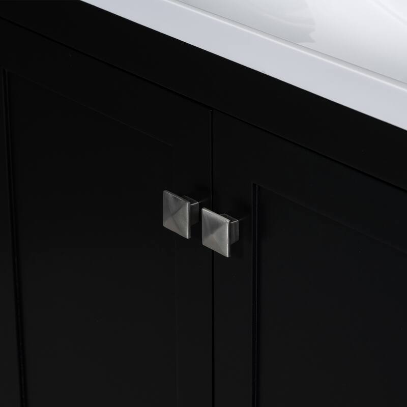 30 inch MDF Freestanding Bathroom Vanity without Top with Soft-Close Drawer