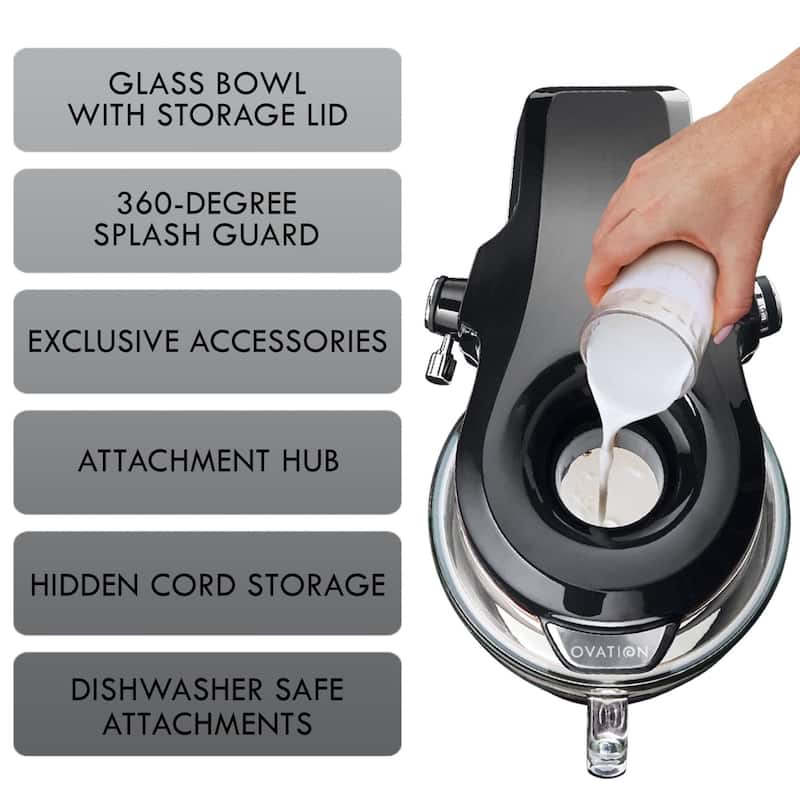 Kenmore Elite Ovation 5 qt Stand Mixer with Pour-In Top, 500W