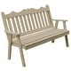 preview thumbnail 12 of 16, Pine 4' Royal English Garden Bench Unfinished