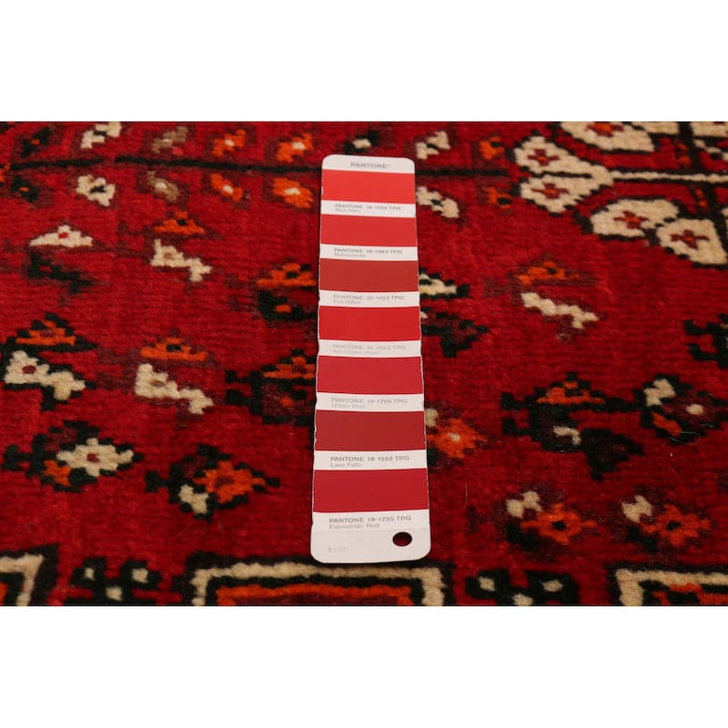 ECARPETGALLERY Hand-knotted Melis Red Wool Rug - 7'1 x 9'10