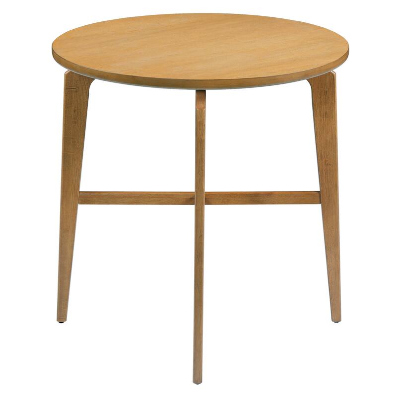 Christopher Knight Home - Bracken Retro Nordic Counter Height Bar Table with Solid Wood Legs & Cross-Reinforced Beams