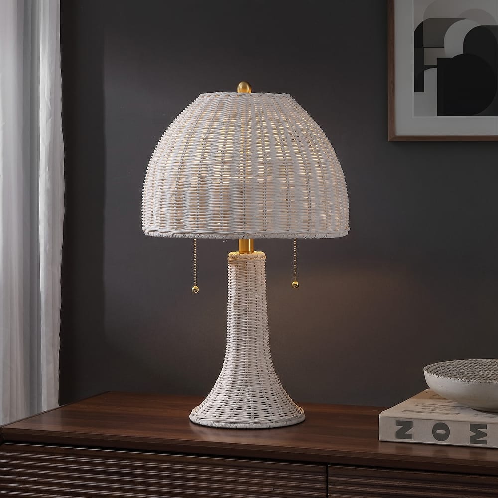 Margie 22" Rustic Iron LED Table Lamp, by JONATHAN Y