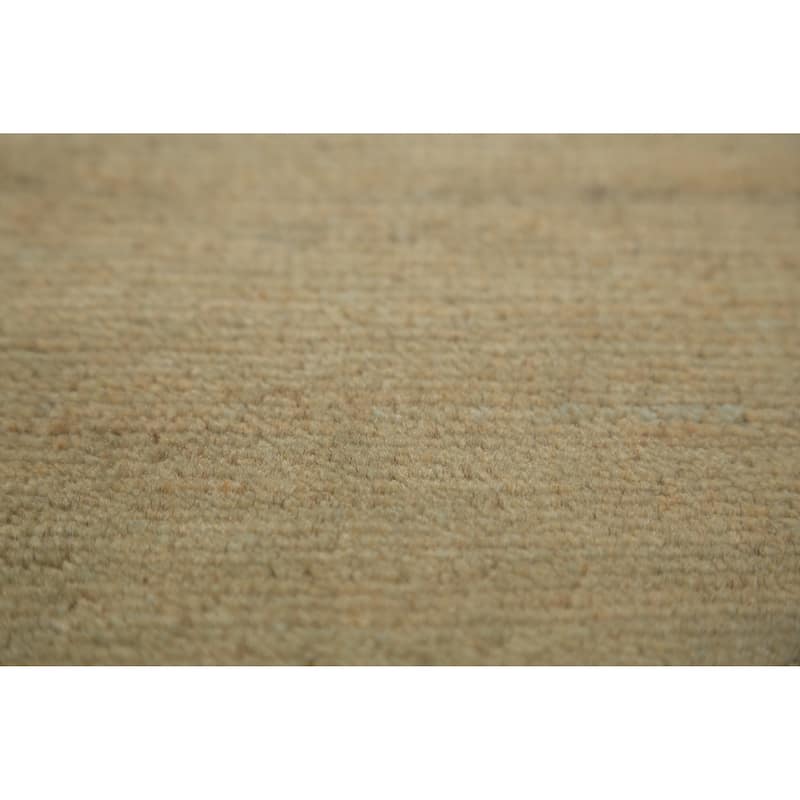 Modern Gabbeh Oriental Runner Rug Hand-Knotted Wool Carpet - 3'0" x 11'0"