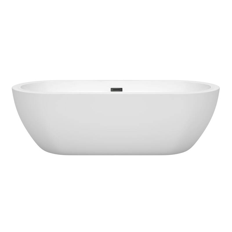 Wyndham Collection Soho 72" Free Standing Acrylic Soaking Tub with