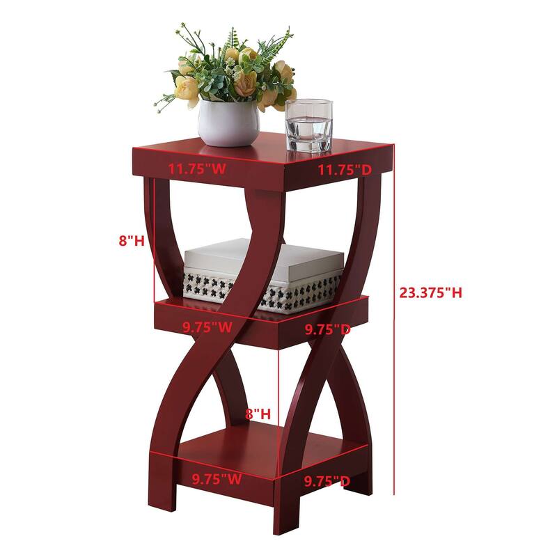 Side End Table (Red)