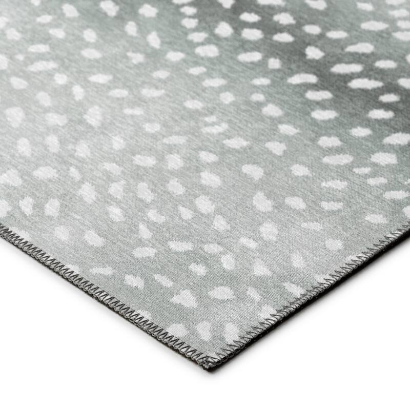 Indoor/ Outdoor Addison Safari Gazelle Animal Print Washable Area Rug
