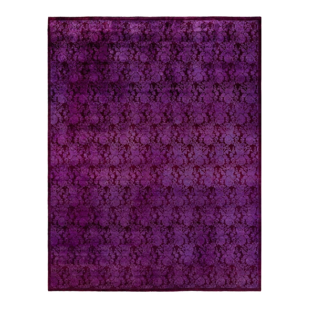 Fine Vibrance One-of-a-Kind Hand-Knotted Area Rug - Pink, 8' 4" x 10' 0" - 8' 4" x 10' 0"