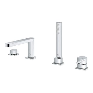 Grohe Plus Deck Mounted Roman Tub Filler with Built-In Diverter - - Bed ...