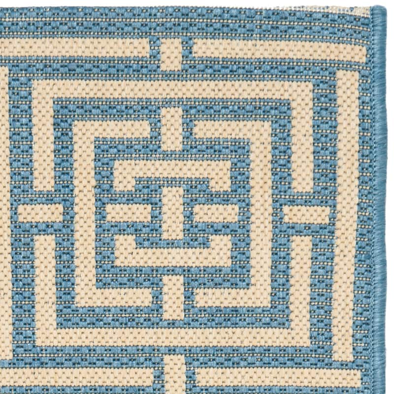 SAFAVIEH Courtyard Ginger Indoor/ Outdoor Waterproof Patio Backyard Rug