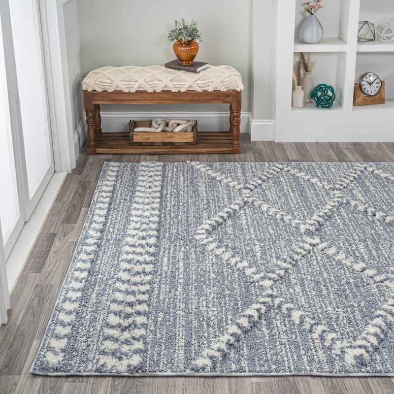 JONATHAN Y Astrid Tropical Leaves Area Rug