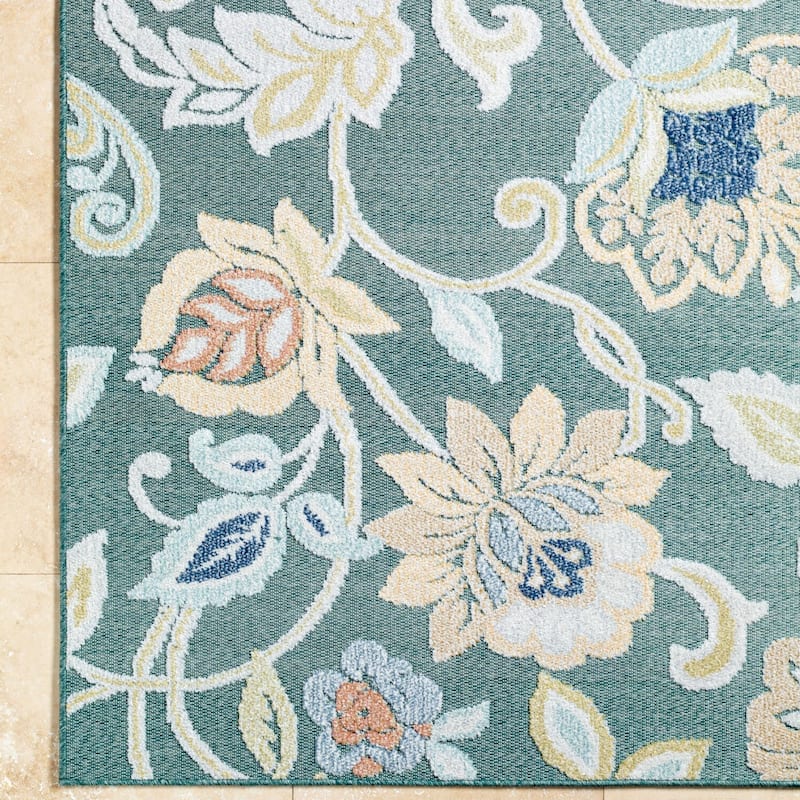 Livabliss Lakeside Coastal Indoor/Outdoor Area Rug