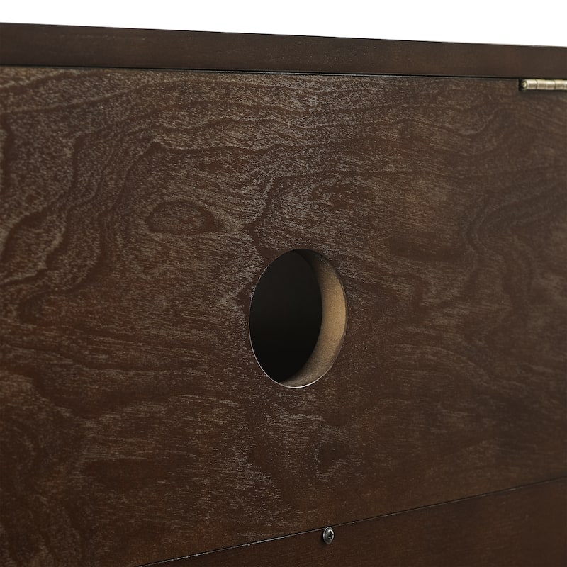 Crosley Asher Record Storage Media Console On Sale Bed Bath