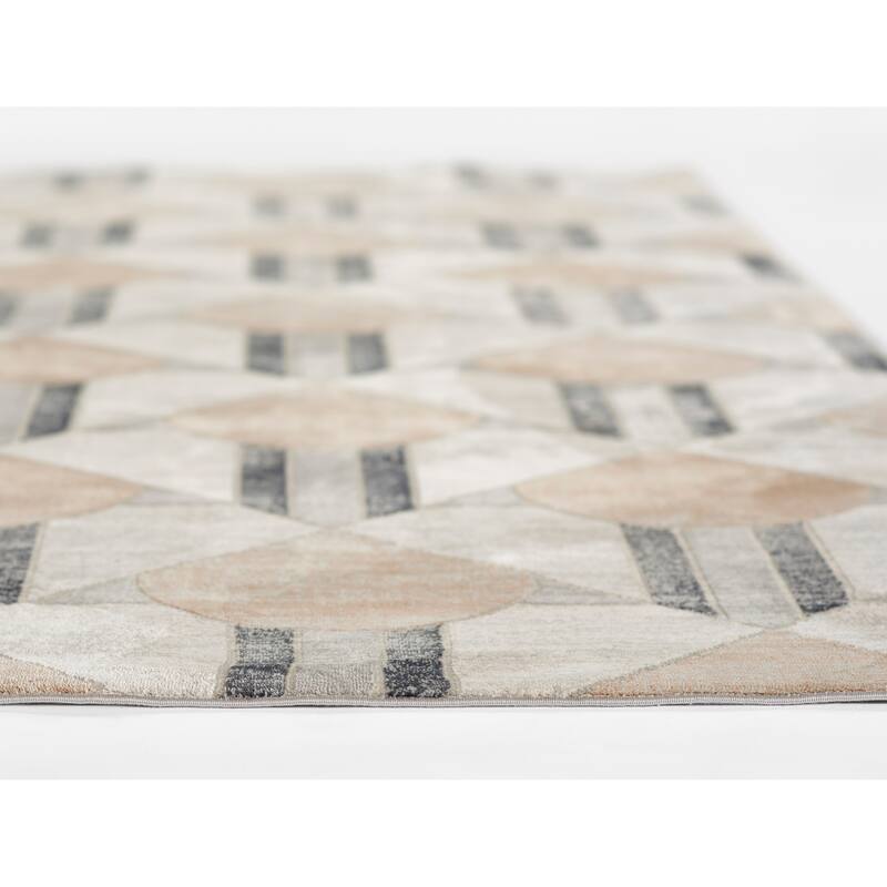 Momeni Edition Polyester Geometric Area Rug