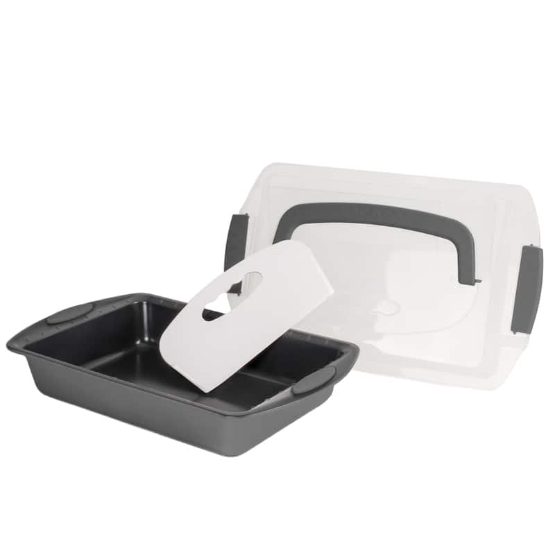 BergHOFF 11Pc Perfect Slice Bakeware Set, Grey