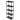 5 Tier Plastic Shelf, (38-inch), Black