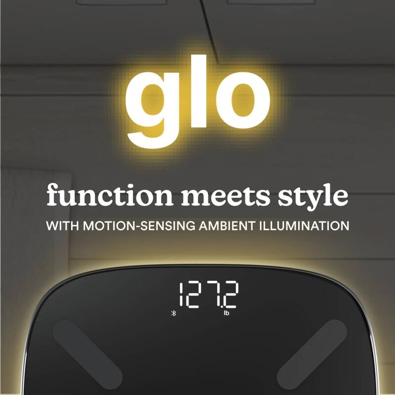 Homedics Smart Glo™ Bluetooth Body Composition Scale with Ambient Illumination - Black