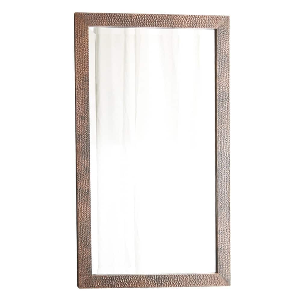Native Trails Milano Rectangular 36"H x 20"W Beveled Copper Mirror